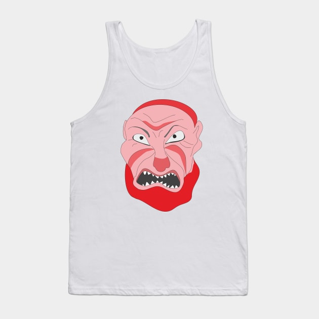 Evil face Tank Top by Alekvik